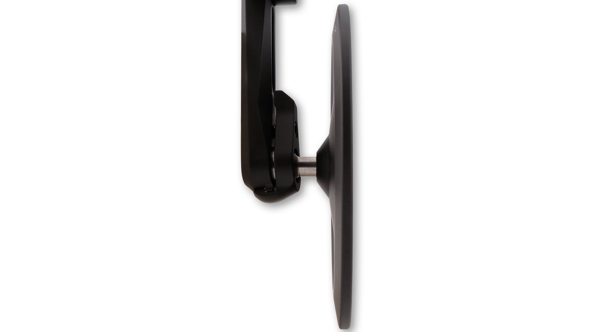 Highsider Black Stealth X-5 Short Arm Bar End Mirror 1 or 7/8 CNC Universal